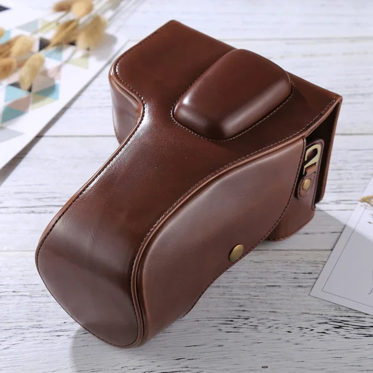 Bolsa de Capa Completa para Câmara em Pele PU para Nikon D5300 / D5200 / D5100 (Objetivas 18-55mm / 18-105mm / 18-140mm), Para D5300