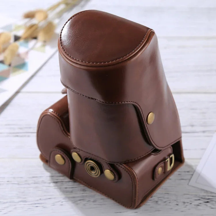Bolsa de Capa Completa para Câmara em Pele PU para Nikon D5300 / D5200 / D5100 (Objetivas 18-55mm / 18-105mm / 18-140mm), Para D5300