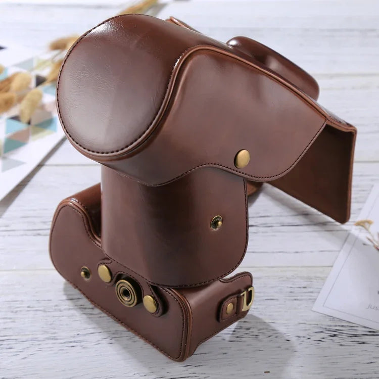 Bolsa de Capa Completa para Câmara em Pele PU para Nikon D5300 / D5200 / D5100 (Objetivas 18-55mm / 18-105mm / 18-140mm), Para D5300