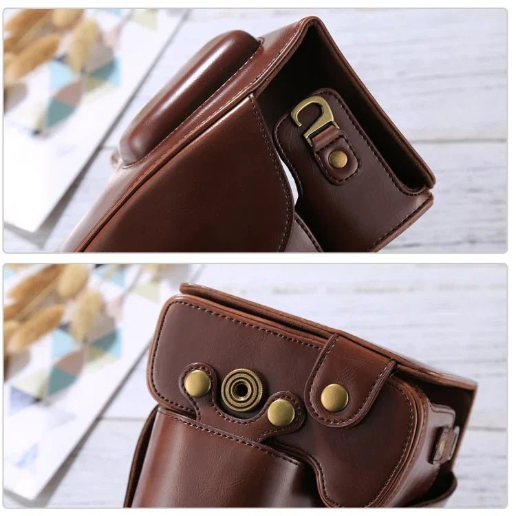 Bolsa de Capa Completa para Câmara em Pele PU para Nikon D5300 / D5200 / D5100 (Objetivas 18-55mm / 18-105mm / 18-140mm), Para D5300