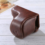 Bolsa de Capa Completa para Câmara em Pele PU com Correia para Sony A5100 / A5000 / NEX-3N (Lente 16-50mm / 40.5mm), Para Sony A5000, Para A5100