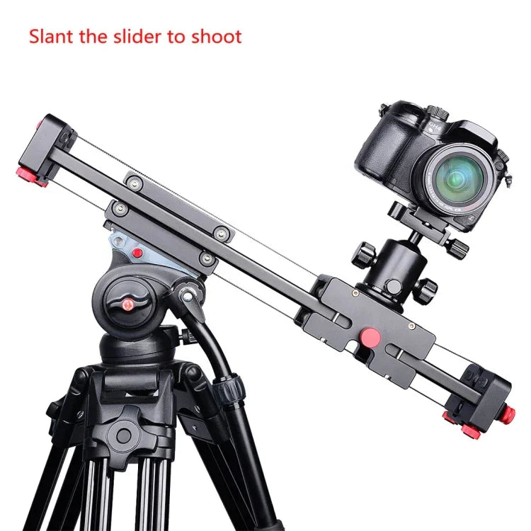 YELANGU YLG0109I Trilho Deslizante de 50cm / 100cm (Instala em Tripé) para Câmaras DSLR / SLR / Vídeo, 50cm / 100cm