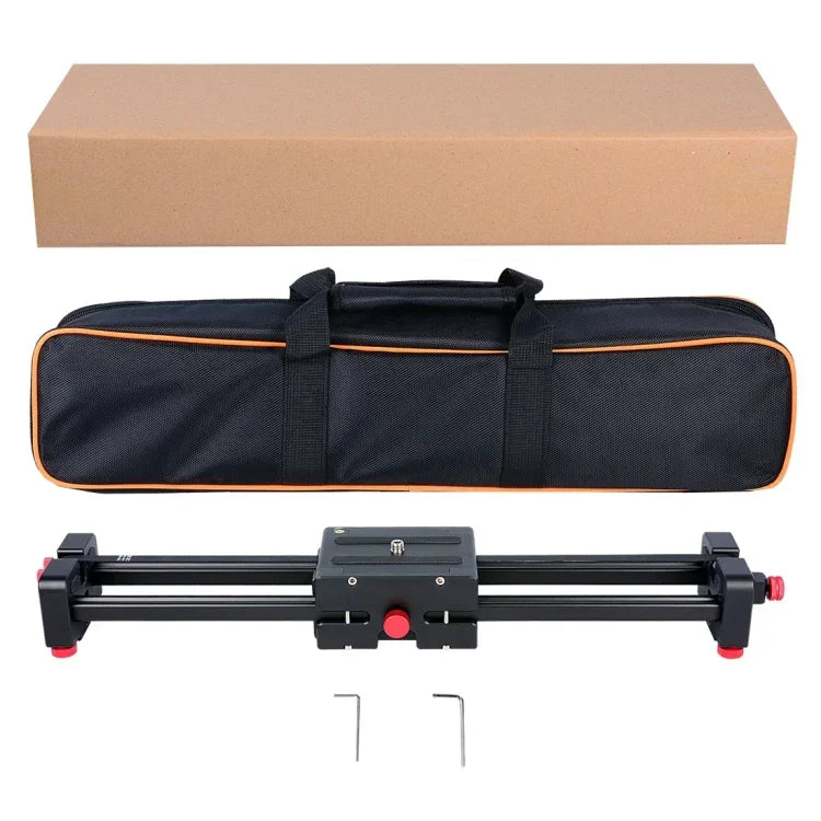 YELANGU YLG0109I Trilho Deslizante de 50cm / 100cm (Instala em Tripé) para Câmaras DSLR / SLR / Vídeo, 50cm / 100cm