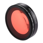 Lente Macro JSR 58mm 16X + Filtro de Lente Vermelho para Mergulho com Tampa + Anel Adaptador de Filtro + Cordão + Pano de Limpeza para GoPro HERO6 /5 Caixa de Mergulho, Para HERO6 /5
