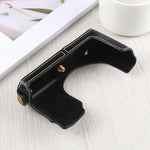 Base de Capa Metade para Câmara em Pele PU com Rosca 1/4 polegadas para Leica DLUX TYP 109, Para Leica D109, Para Leica D901