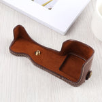 Base de Capa Metade para Câmara em Pele PU com Rosca 1/4 polegadas para Sony A6400 / ILCE-A6400, Para Sony A6400