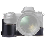 Base de Capa Metade para Câmara em Pele PU com Rosca 1/4 polegadas para Nikon Z6 / Z7, Para Nikon Z6