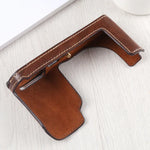 Base de Capa Metade para Câmara em Pele PU com Rosca 1/4 polegadas para Leica TL (Typ 701), Para Leica T701