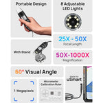 Microscópio Digital com Fio Ulefone uSmart C01 para Ulefone Armor 18 Series / 9 / 9E & Power Armor 16 Series / 13 / Armor Pad, uSmart C01