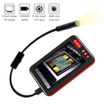 Endoscópio de Inspeção P20 com Ecrã de 4,3 Polegadas HD1080P, 8 LEDs, Comprimento: 10m, Diâmetro da Lente: 8mm, Cabo Rígido, Comprimento: 10m, Cabo Rígido