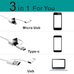 Ferramenta Visual HD de 1,3 Milhões para Limpeza de Cera Auricular I98 com 6 LEDs, Diâmetro da Lente: 5,5mm