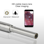 Endoscópio Visual HD 1MP para Ouvido, Nariz e Dentes com 6 LEDs, Diâmetro da Lente: 4.3mm