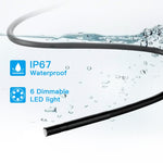 Câmara de Inspeção Endoscópica WIFI HD 5.0MP F220 5.5mm com 6 LEDs, Comprimento: 5m, Comprimento: 5m
