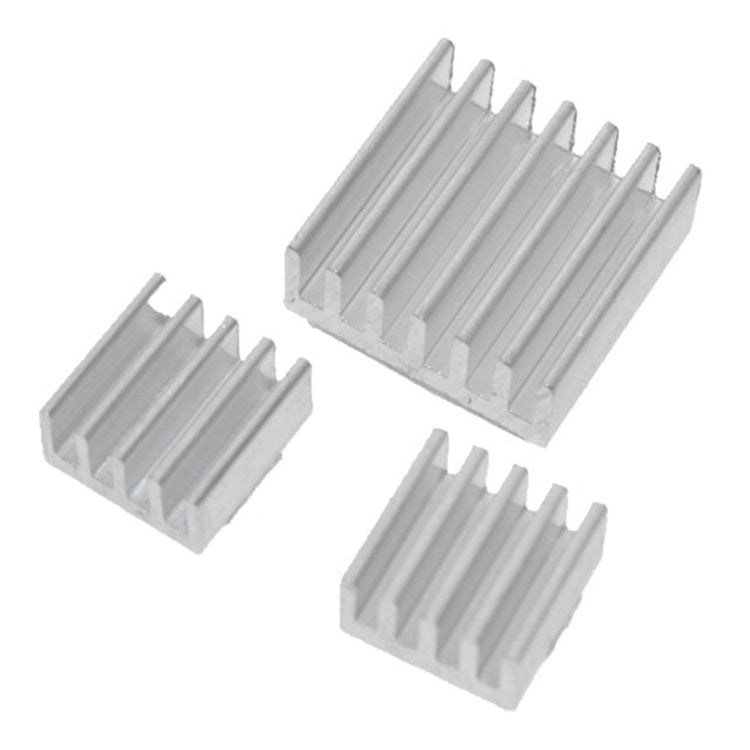Dissipador de Calor de Alumínio 3 em 1 para Raspberry Pi 3 / 2