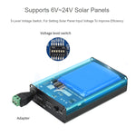 Gestor de Energia Solar Waveshare, Bateria Li-Po Embutida de 10000mAh, Suporta Painéis Solares de 6V~24V, 19799