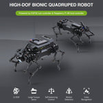Robô Biónico Waveshare WAVEGO 12-DOF em Forma de Cão, Versão Básica