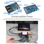 Placa Base UPS PoE Waveshare para Raspberry Pi CM4, Ethernet Gigabit, Duplo HDMI, Quádruplo USB2.0, Placa Base UPS PoE