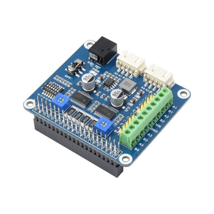 Waveshare HAT Motor de Passo HRB8825 para Raspberry Pi, Controla Dois Motores de Passo, Até 1/32 Microstepping