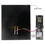 Módulo de Desenvolvimento de Carregamento Solar com Suporte de Bateria 18560 WiFi Bluetooth, T-SIM7000G