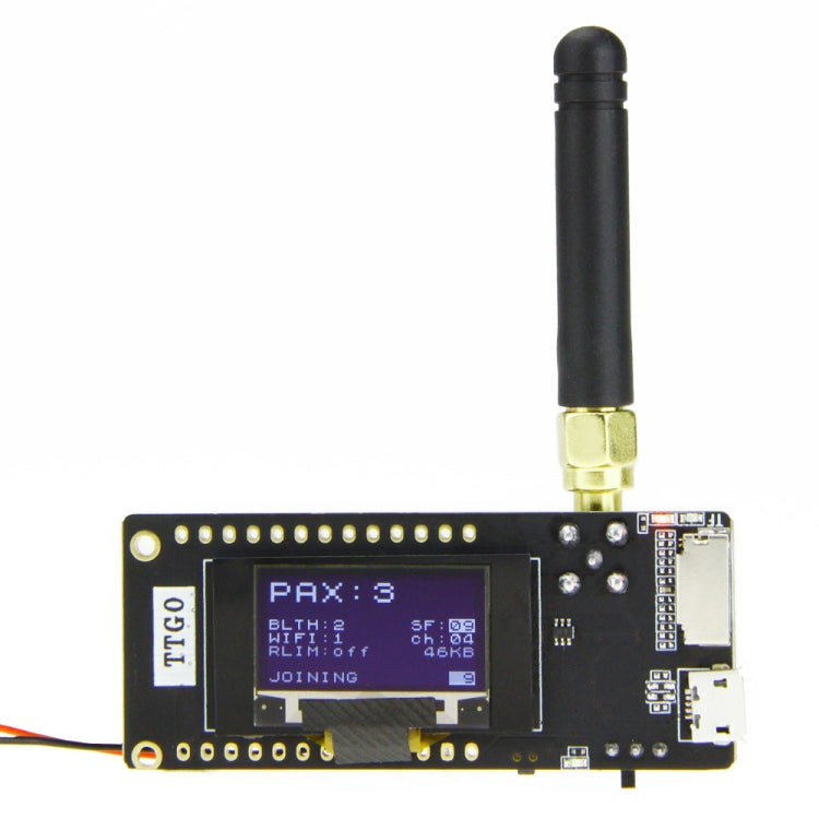 TTGO LORA32 V2.1 ESP32 OLED 0,96 polegadas Bluetooth WiFi Módulo Sem Fios 915MHz SMA IP5306 com Antena, 915MHz