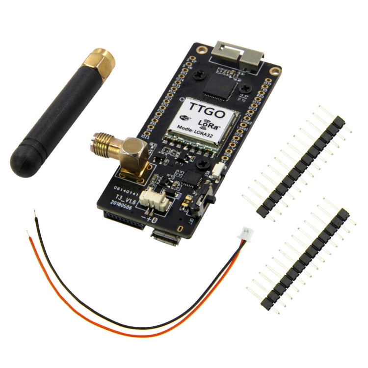 TTGO LORA32 V2.1 ESP32 OLED 0,96 polegadas Bluetooth WiFi Módulo Sem Fios 915MHz SMA IP5306 com Antena, 915MHz