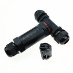 Conector de Cabo Tipo T de 3 Pinos IP68 Impermeável XY25, XY25(T3)
