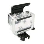 Estojo Impermeável para Câmara de Ação Gopro HERO4 / 3+, Fecho de Clipe da Porta Traseira em Plástico ABS, Estojo
