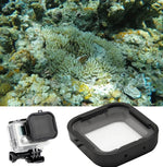 Filtro Estrela de 6 Linhas para Lente de Estojo de Mergulho Snap-on Cube para GoPro HERO4 /3+, Filtro Estrela para GoPro HERO4 /3+