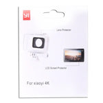 Protetor de Ecrã LCD Ultra Claro + Filme Protetor de Lente de Vidro para Câmara Xiaomi Xiaoyi II 4K