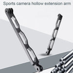 Braço Extensor de Alumínio para Punho para GoPro, Insta360, DJI e Outras Câmaras de Ação