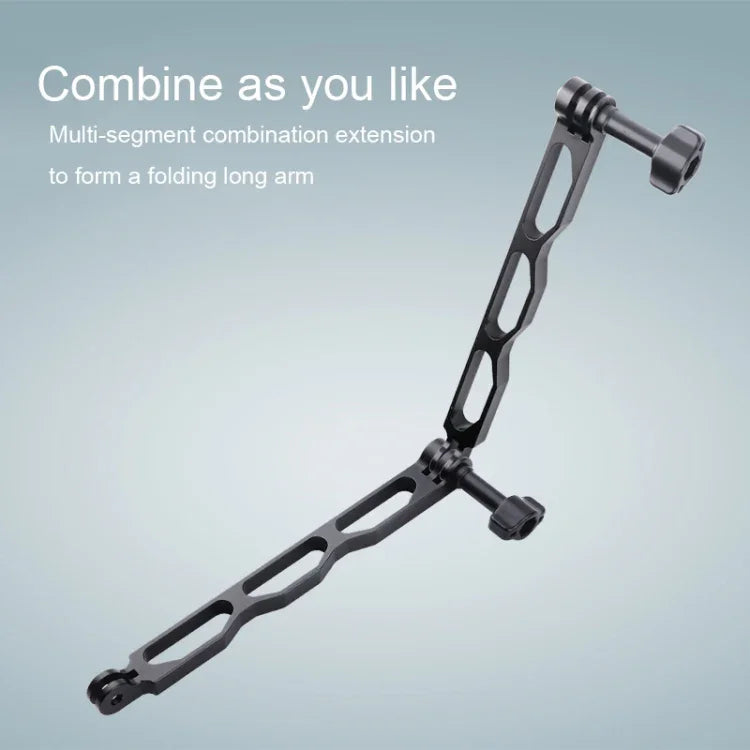 Braço Extensor de Alumínio para Punho para GoPro, Insta360, DJI e Outras Câmaras de Ação