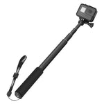 Selfie Stick Universal em Liga de Alumínio com Adaptador, Comprimento: 25-75cm, Comprimento: 25-75cm