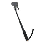 Selfie Stick Universal em Liga de Alumínio com Adaptador, Comprimento: 25-75cm, Comprimento: 25-75cm