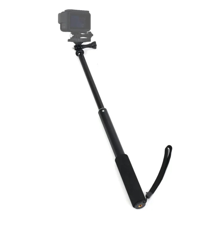 Selfie Stick Universal em Liga de Alumínio com Adaptador, Comprimento: 25-75cm, Comprimento: 25-75cm