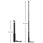 Selfie Stick Universal em Liga de Alumínio com Adaptador, Comprimento: 25-75cm, Comprimento: 25-75cm