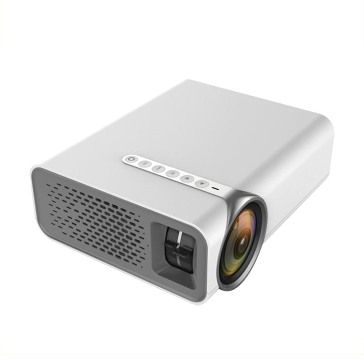 YG520 Projetor LCD HD 1800 Lumens, Altifalante Integrado, Suporta Leitura de Disco U, Disco Rígido Móvel, Cartão SD, AV para DVD, Box, Versão Standard
