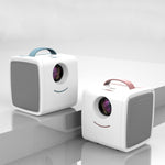 W-S1 Projetor de Vídeo Infantil 10W 30 Lumens Tecnologia LCD HD 1080P, Suporta AV / USB / Mini Cartão SD / HDMI / Áudio