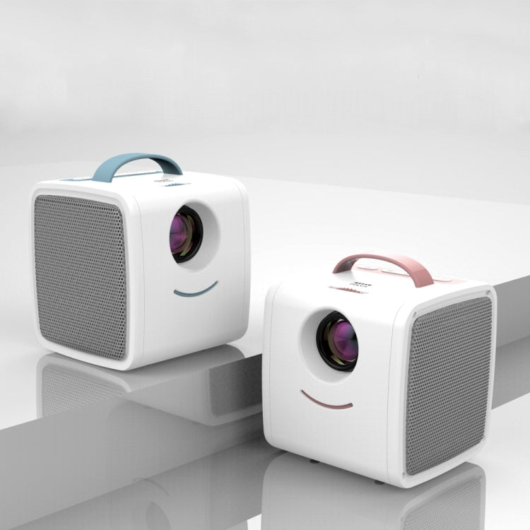 W-S1 Projetor de Vídeo Infantil 10W 30 Lumens Tecnologia LCD HD 1080P, Suporta AV / USB / Mini Cartão SD / HDMI / Áudio