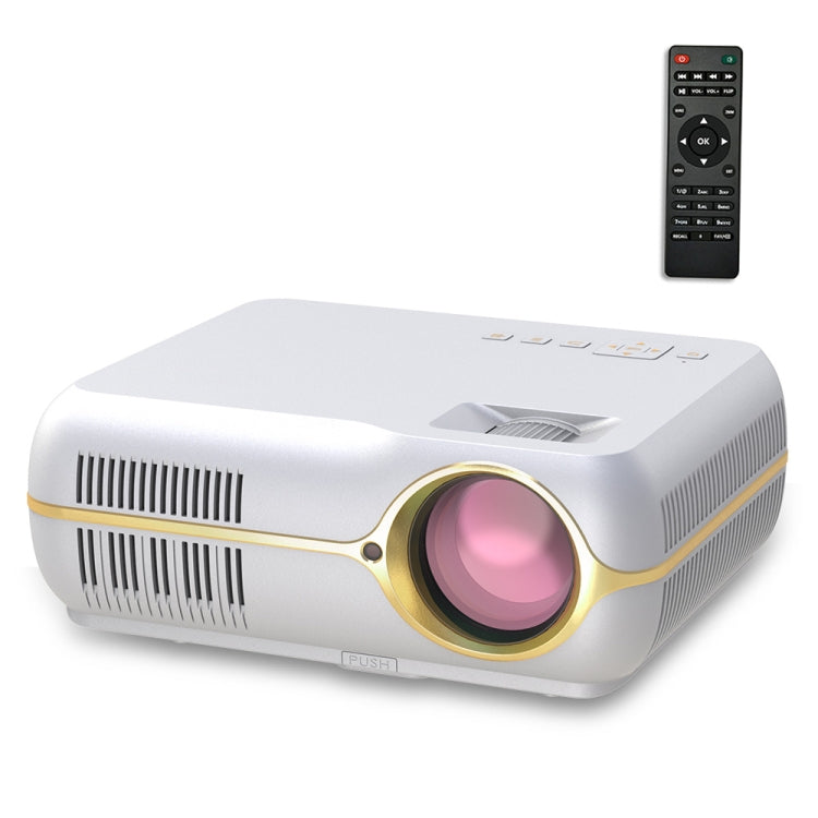 DH-A10 Projetor Inteligente HD 5,8 polegadas LCD 4200 Lumens 1280 x 800P com Comando à Distância, Sistema Android 6.0, Suporta WiFi, Bluetooth, HDMIx2, USBx2, VGA, AV IN/RCA, RJ45, LAN