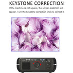 DH-A10 Projetor Inteligente HD 5,8 polegadas LCD 4200 Lumens 1280 x 800P com Comando à Distância, Sistema Android 6.0, Suporta WiFi, Bluetooth, HDMIx2, USBx2, VGA, AV IN/RCA, RJ45, LAN