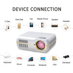 DH-A10 Projetor Inteligente HD 5,8 polegadas LCD 4200 Lumens 1280 x 800P com Comando à Distância, Sistema Android 6.0, Suporta WiFi, Bluetooth, HDMIx2, USBx2, VGA, AV IN/RCA, RJ45, LAN