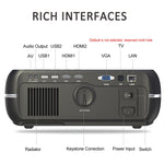 DH-A10 Projetor Inteligente HD 5,8 polegadas LCD 4200 Lumens 1280 x 800P com Comando à Distância, Sistema Android 6.0, Suporta WiFi, Bluetooth, HDMIx2, USBx2, VGA, AV IN/RCA, RJ45, LAN