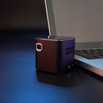 WEJOY DL-S12 Projetor Inteligente DLP Mini Portátil 50 ANSI Lumens com Comando à Distância e Suporte, Android 7.1.2, 2GB DDR3+16GB, RK3128 Quad Core ARM Cortex-A7 até 1.2GHz, Suporta WiFi / USB / Saída de Áudio / Entrada DC