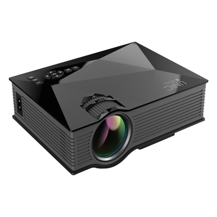 UC68 Projetor LED Multimédia para Cinema em Casa 80ANSI 800x400 HD 1080P, Suporta USB/SD/HDMI/VGA/IR, UC68 800x400