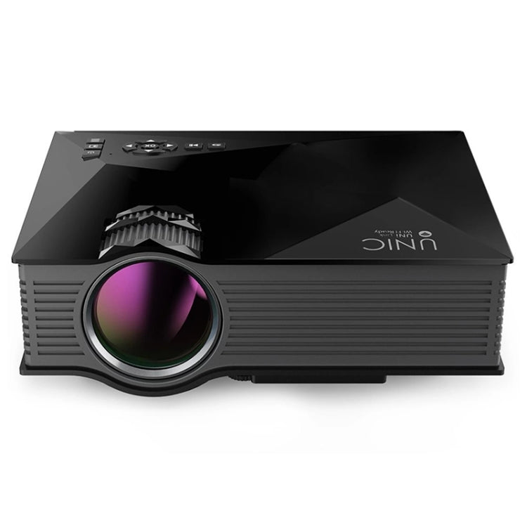 UC68 Projetor LED Multimédia para Cinema em Casa 80ANSI 800x400 HD 1080P, Suporta USB/SD/HDMI/VGA/IR, UC68 800x400