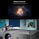 Vivibright F30 Projetor Inteligente Full HD 1920 x 1080P 4200 Lumens Ecrã LCD 5,8 polegadas com Comando à Distância, Suporta Saída de Áudio / SPDIF / Entrada AV / USB / HDMI, F30 Preto