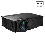 Projetor LED para cinema em casa LY-40 1800 lúmens 1280 x 800 com comando à distância, ficha EU, LY-40 ficha EU