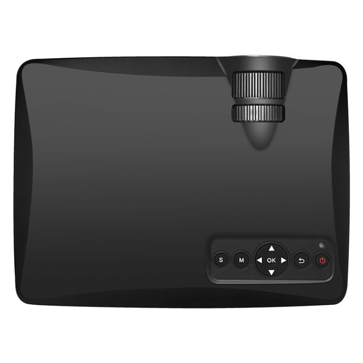 Projetor LED para cinema em casa LY-40 1800 lúmens 1280 x 800 com comando à distância, ficha EU, LY-40 ficha EU