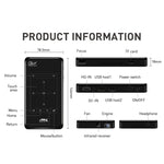 Projetor inteligente portátil P09 4K Ultra HD DLP com comando à distância por infravermelhos, Amlogic S905X 4 núcleos A53 até 1,5GHz Android 6.0, 1GB+8GB, suporte WiFi 2.4G/5G, Bluetooth, cartão TF