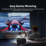 Projetor Digital LED HD 4K Portátil AUN U001 18000 Lumens para Cinema em Casa, Tomada US, Tomada UK, Tomada AU